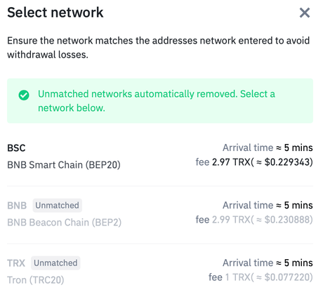 Select network