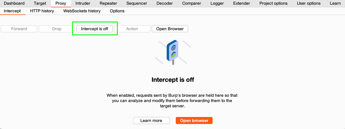 Burp Intercept